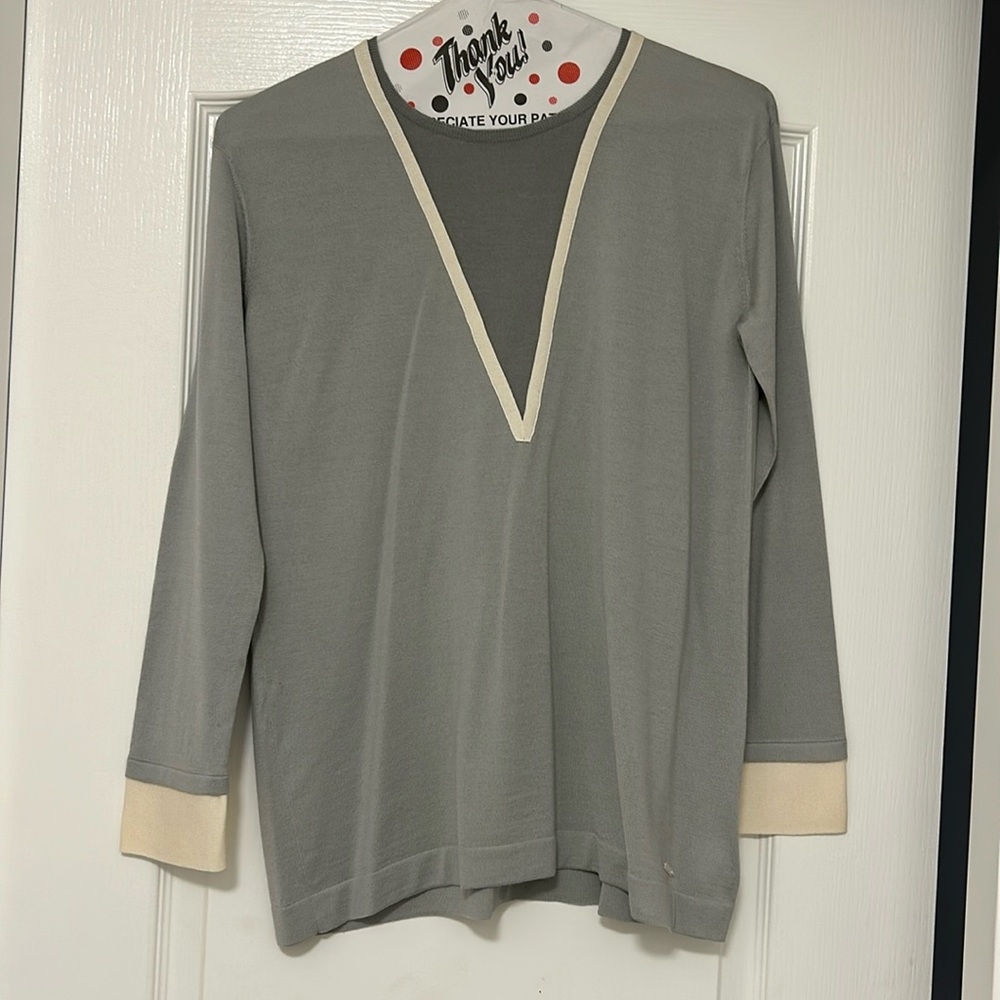 Akris wool and silk sweater